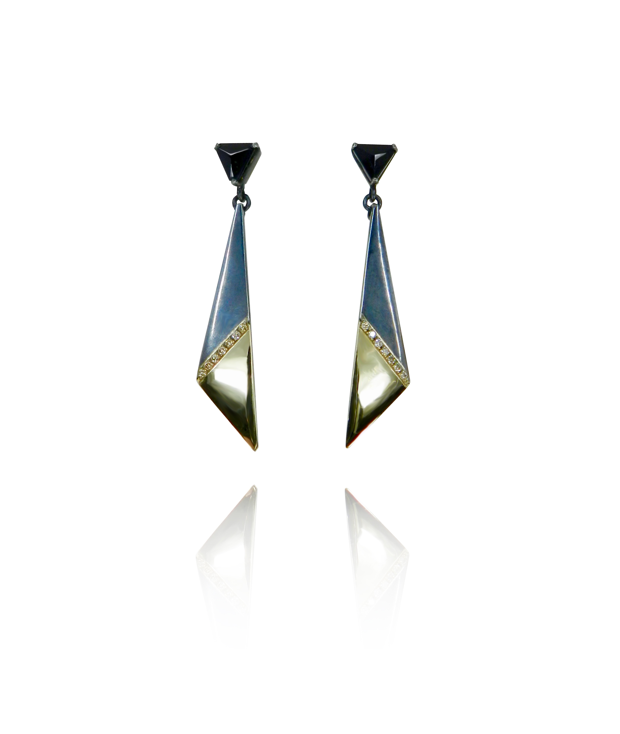 Silver tourmaline earrings shop